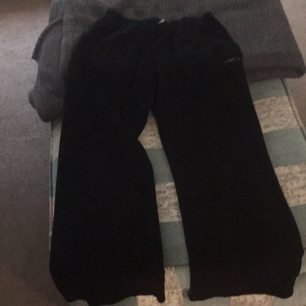 Black fleece climate controlled pants
